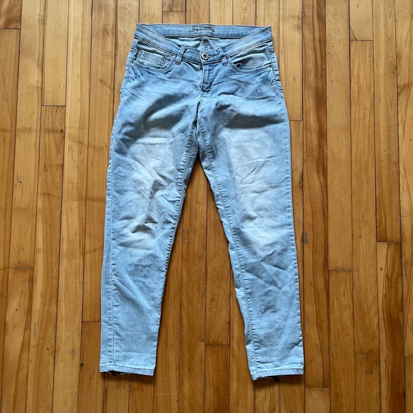 Dynamite Denim - Vtg Dynamite Light Wash Skinny Jeans with Zipper Ankle Detail Women's Size 27